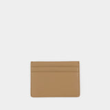 Card Holder - Jil Sander - Leather - Beige