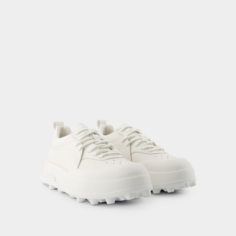 Sneakers - Jil Sander - Leather - Porcelain White