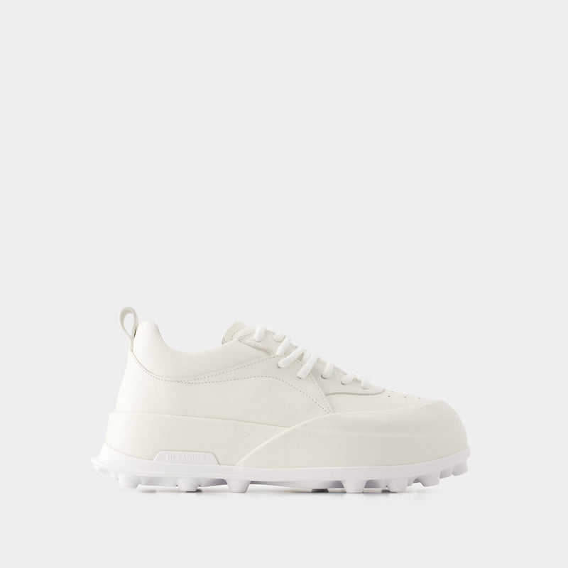 Sneakers - Jil Sander - Leather - Porcelain