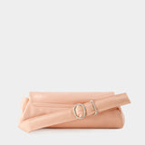 Cannolo Grande Padded Hobo Bag - Jil Sander - Leather - Peach Pearl