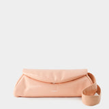 Cannolo Grande Padded Hobo Bag - Jil Sander - Leather - Peach Pearl