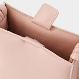 Tangle Sm Padded Crossbody - Jil Sander - Leather - Sepia Rose