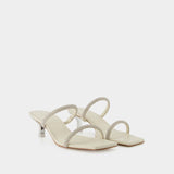 Nami Sandals - Cult Gaia - Cream - Strass