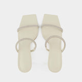 Nami Sandals - Cult Gaia - Cream - Strass