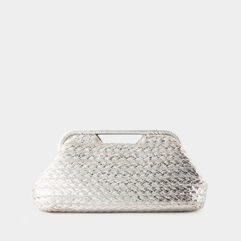 Aurora Large Clutch - Cult Gaia - Leather - Silver