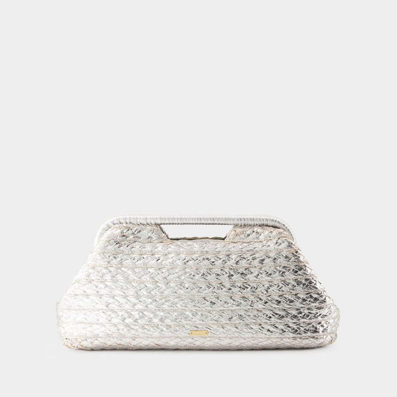 Aurora Large Clutch - Cult Gaia - Leather - Silver