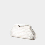 Aurora Large Clutch - Cult Gaia - Leather - Silver