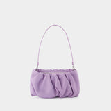 Bean Convertible  Hobo Bag - Staud - Lilac - Leather