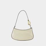 Ollie  Hobo Bag - Staud - Cream - Leather