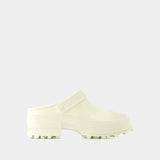 Traktori Slides - Camper - Leather - White