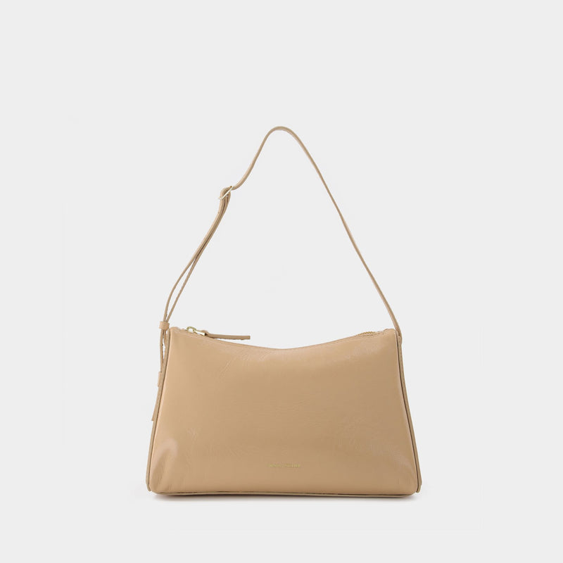 Prism Hobo Bag - Manu Atelier - Beige - Leather