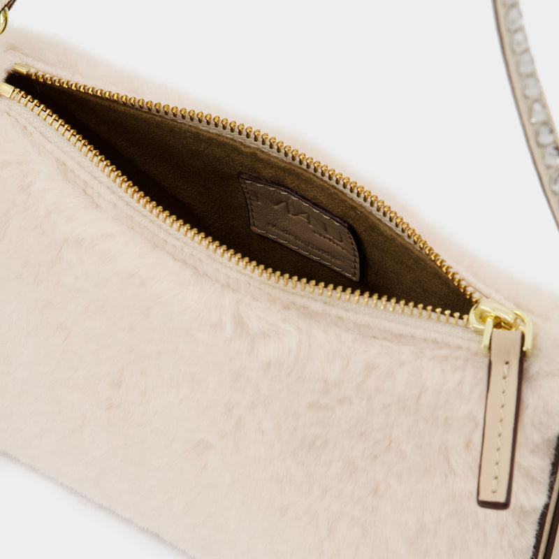 Mini Prism Bag in Ivory Leather