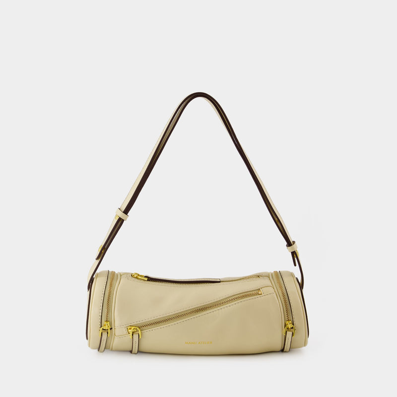 Cylinder 23 Bag - Manu Atelier - Leather - Beige