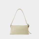 Hobo Folder Brot Bag - Osoi - Leather - Cream