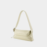 Hobo Folder Brot Bag - Osoi - Leather - Cream