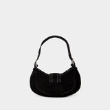 Hobo Brocle Bag - Osoi - Leather - Black