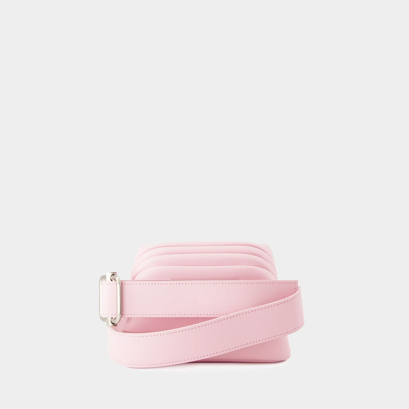 Pecan Brot Crossbody - Osoi - Leather - Baby Pink