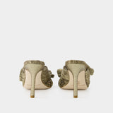 Claudia Sandals - Loeffler Randall - Synthetic Leather - Gold