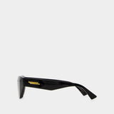 Lunettes De Soleil - Bottega Veneta - Black/Grey