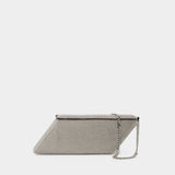 Parallelogram Bag - Kara - White - Brass