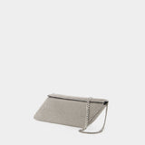 Parallelogram Bag - Kara - White - Brass