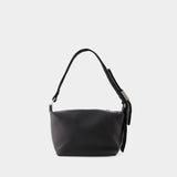 Hobo Bow Bag - Kara - Leather - Black