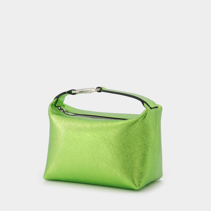 Moonbag bag in Green Leather