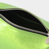 Moonbag bag in Green Leather