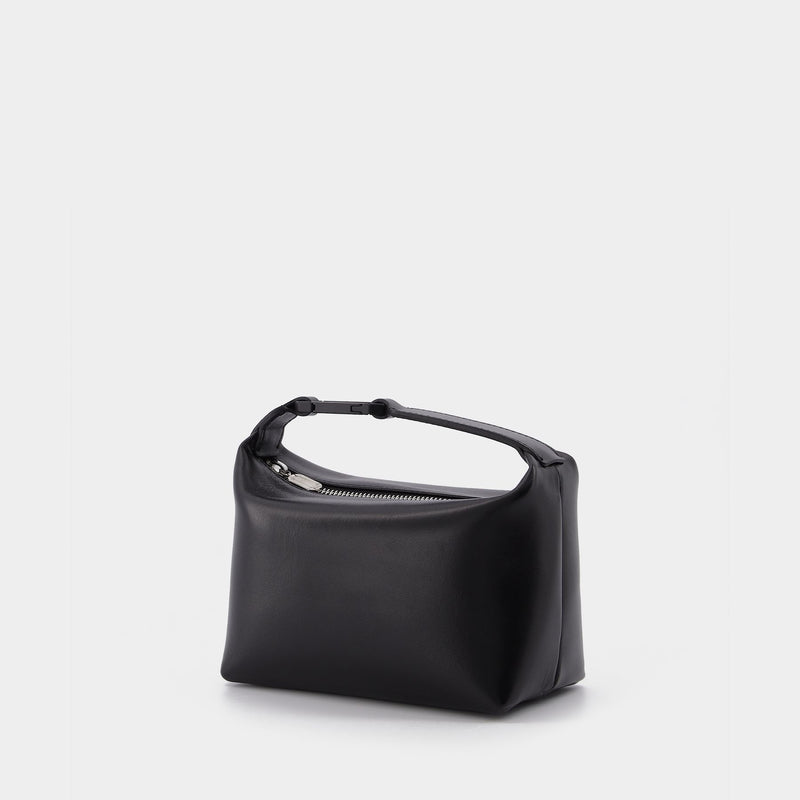 Moonbag bag in Black Leather