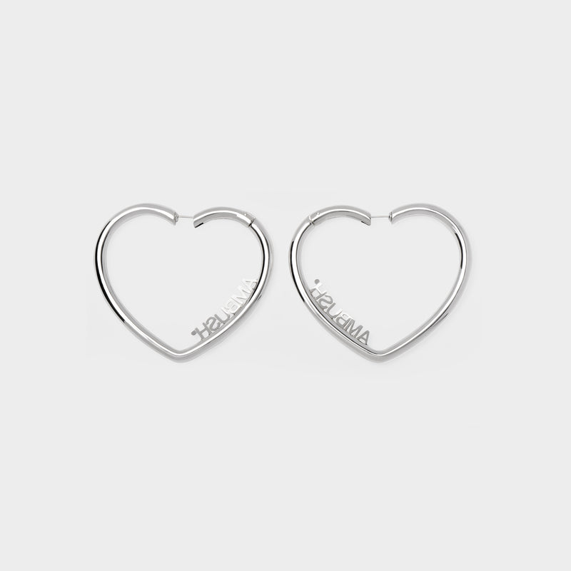 Heart Hoop Earrings