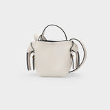 Musubi Micro Crossbody - Acne Studios - White/Black - Leather