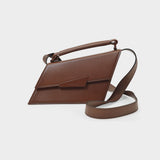 Distorted Bag in Brown Leather