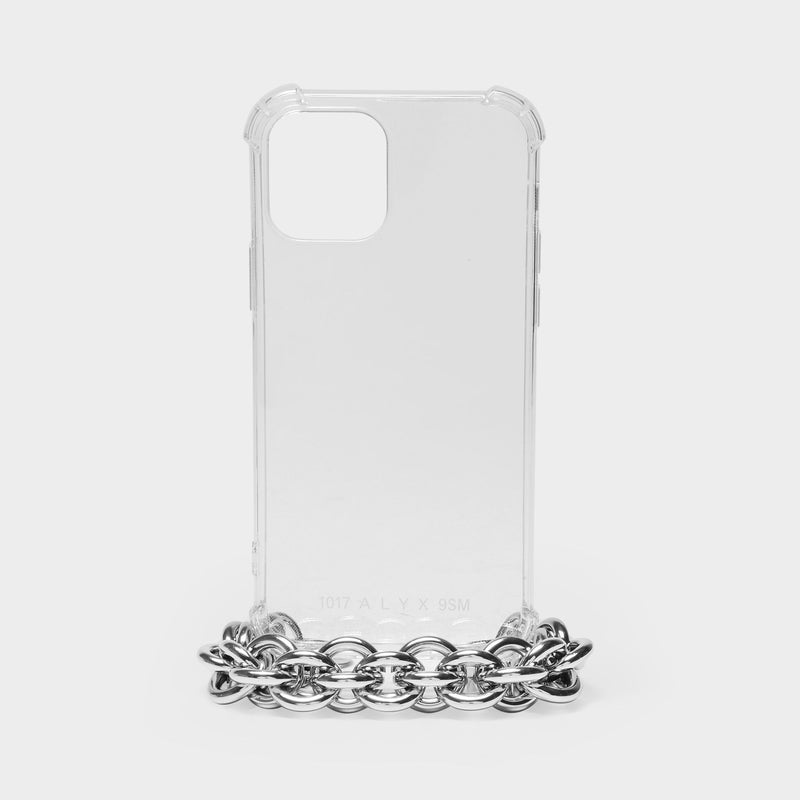 IPhone 12 Case in TPU and Silver Aluminium