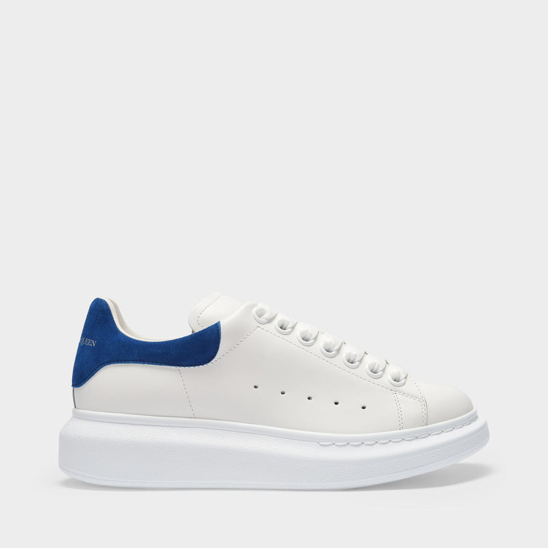 Oversized Sneakers - Alexander Mcqueen - White/Blue Paris - Leather