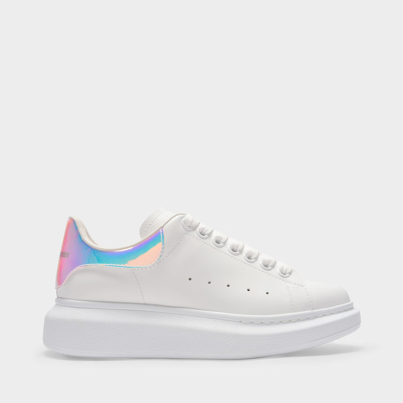 Oversized Sneakers - Alexander Mcqueen - White/Holographic - Leather