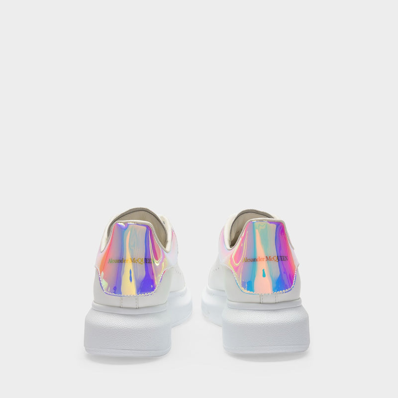 Oversized Sneakers - Alexander Mcqueen - White/Holographic - Leather