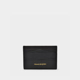 Card Holder - Alexander Mcqueen - Black - Leather