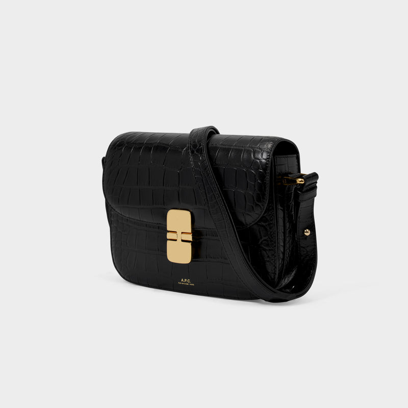 Grace Small Crossbody - A.P.C. - Leather - Black