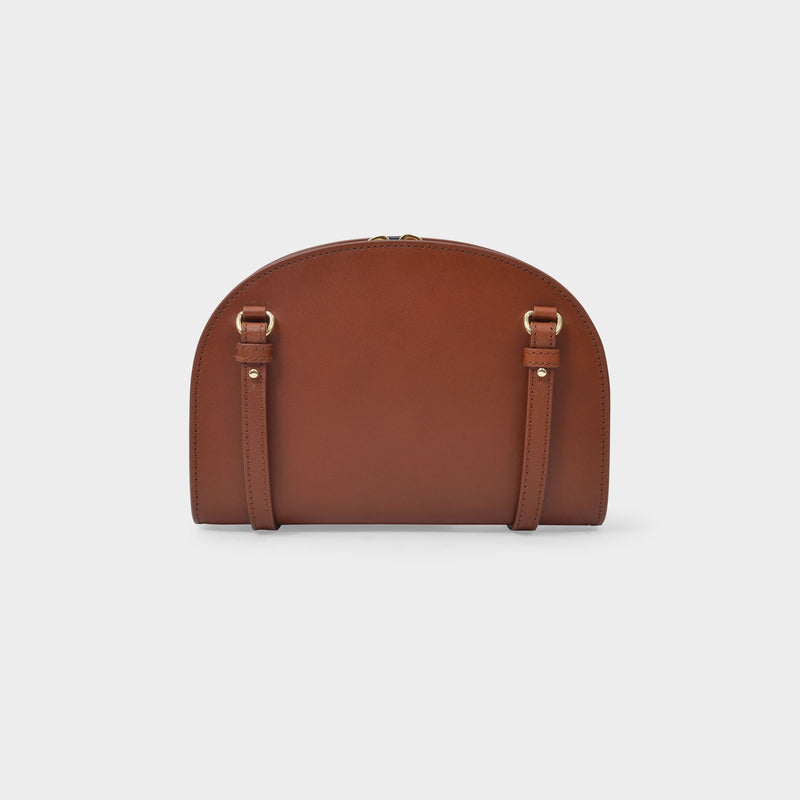 Demi-Lune Clutch - A.P.C. - Hazelnut - Leather