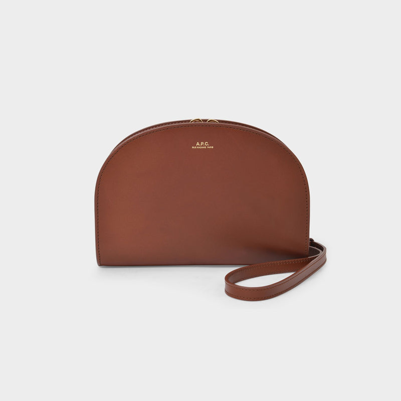 Demi-Lune Clutch - A.P.C. - Hazelnut - Leather