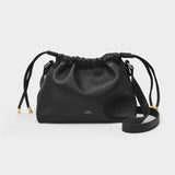 Ninon Mini Hobo Bag - A.P.C. - Black - Synthetic