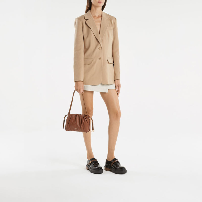 Ninon Mini Shoulder Bag - A.P.C. - Synthetic - Hazelnut