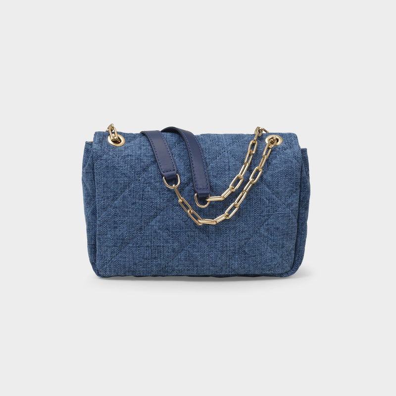 Moon Mm Hobo Bag - Vanessa Bruno -  Indigo - Leather