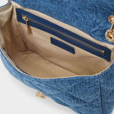 Moon Mm Hobo Bag - Vanessa Bruno -  Indigo - Leather