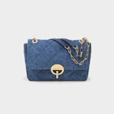 Moon Mm Hobo Bag - Vanessa Bruno -  Indigo - Leather