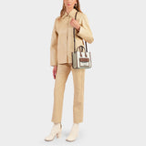 Ll Mn Pocket Dtl Ll6 Tote Bag - Burberry -  Natural/Tan - Cotton