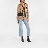 All Over Scarf - Burberry - Cashmere - Camel