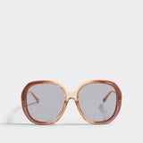 Sunglasses in Brown Bio Injection