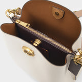 Willow Bucket Bag - Coach - Cream - Leather