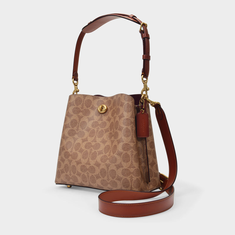 Willow Bucket Hobo Bag - Coach - Tan Rust - Canva